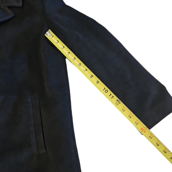 Kristen Blake Women's Black Wool Winter Coat Size 6 - Picture 8 of 9